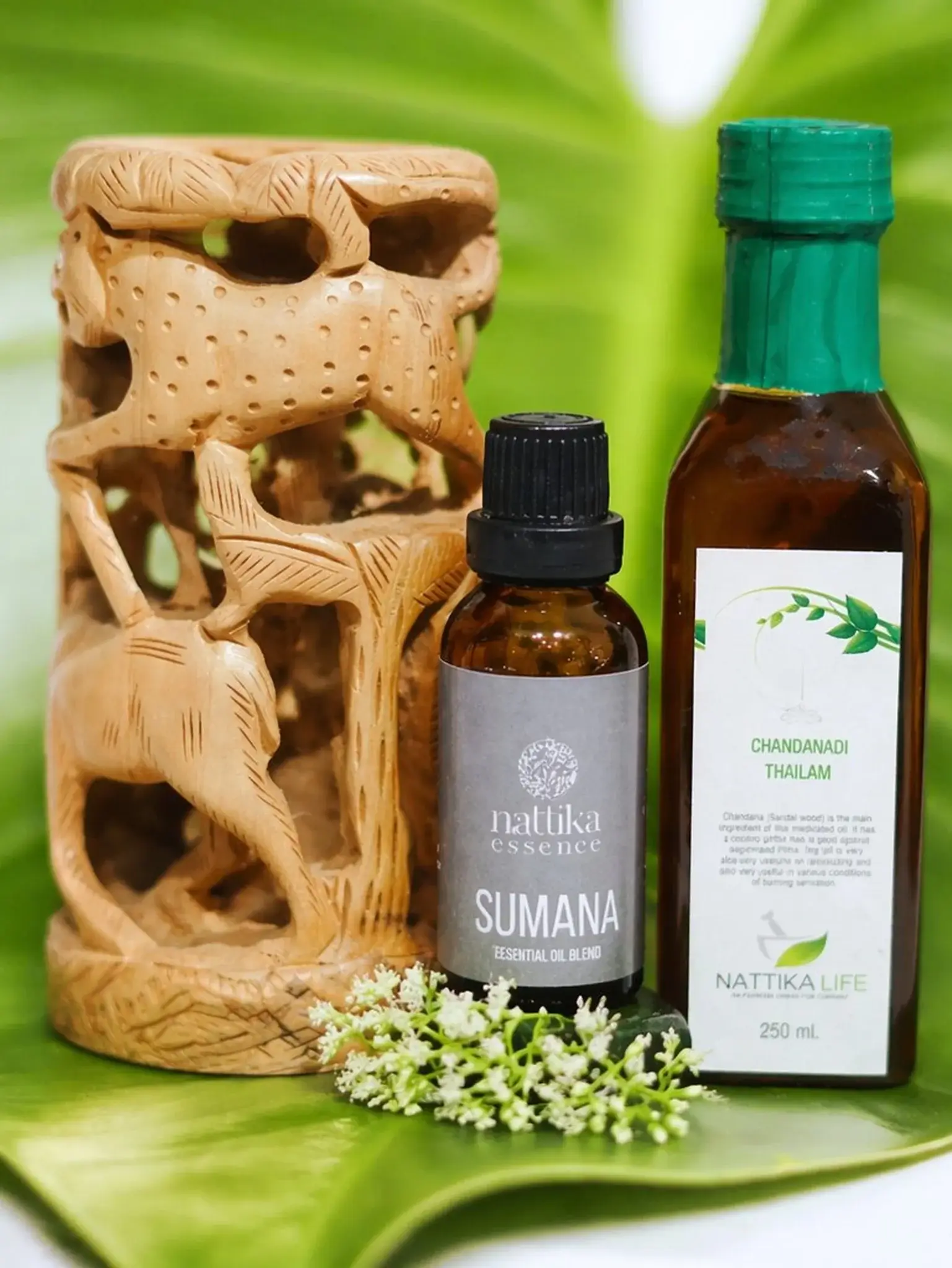 Anu Taila and Pinda Thailam with Props